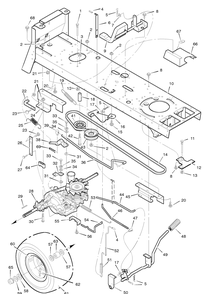 Part Location Diagram of 92300-601 Murray DISCONTINUED